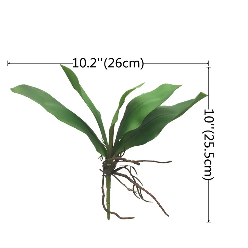 Factory Direct Highly Simulated Butterfly Orchid Leaves