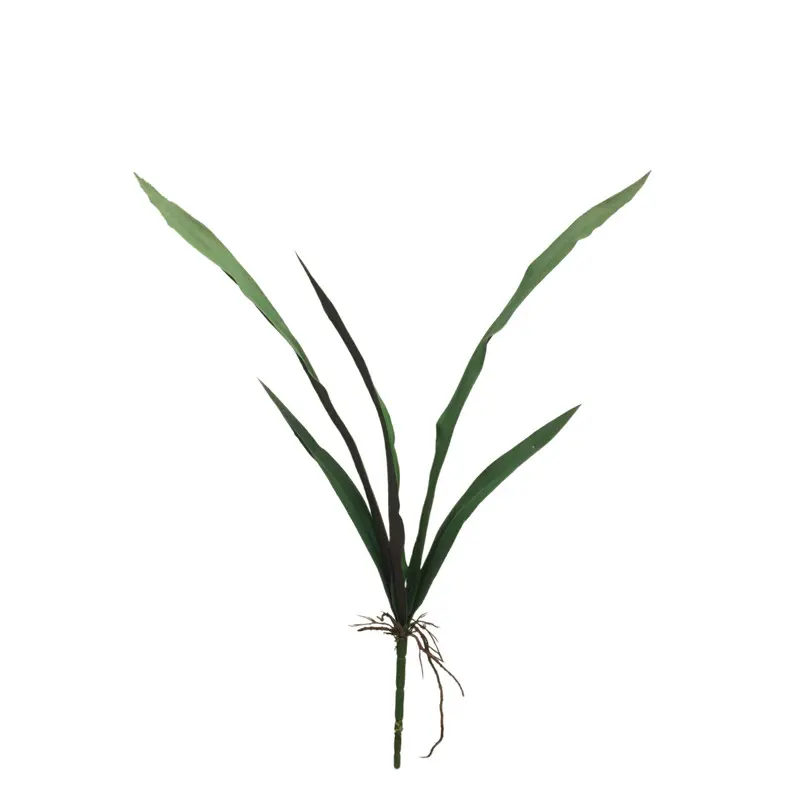 Premium Real Touch Rubber Cymbidium Leaves Supplier